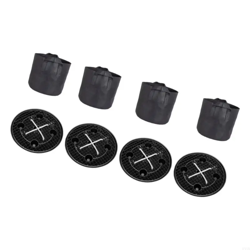 حزمة من حاوية النسيج الممتصة للماء، تسليط الضوء على نقل الرطوبة، التيار المباشر، أكياس زراعة 5 جالون P9YB