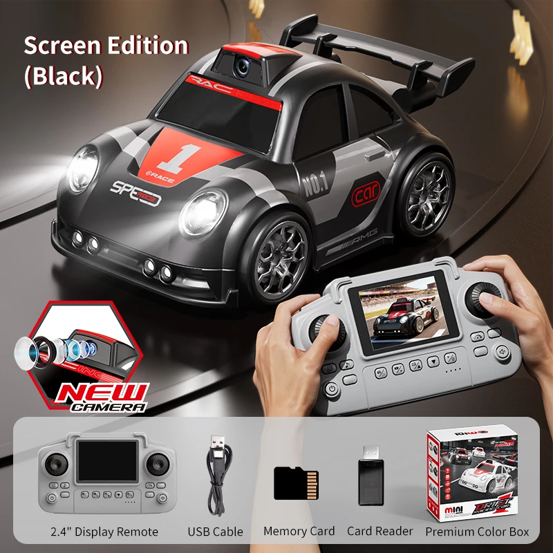 2026 Nieuwe C6 RC Drift Auto met Dubbele Lichtmodus, Geluid, Camera, Schermbediening, Slimme Inductie, Volgfunctie, Kinderspeelgoed, Cadeau