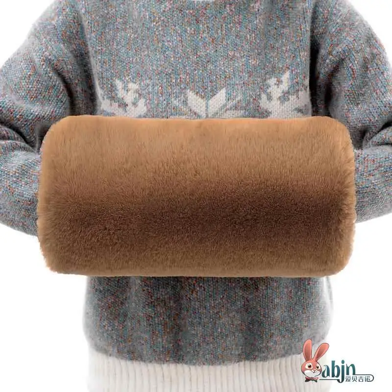 

Thiened Plu Warm Hand Warmer Faionable Svel Gift for Middle-Aged And ly Winter Seven-Quarter Sve Menswear