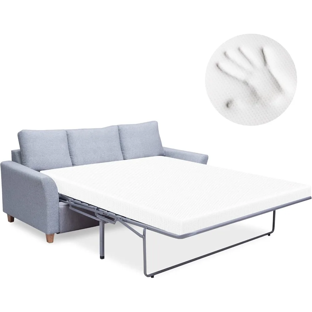 

Premium Memory Foam Sofa Bed Replacement Mattress for Queen Size Sleeper | 4.5” Inch | CertiPUR-US Certified | Washable Materia