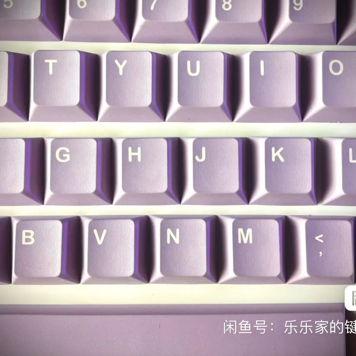 Lavender, original, full five-sided sublimation mechanical keyboard keycaps
