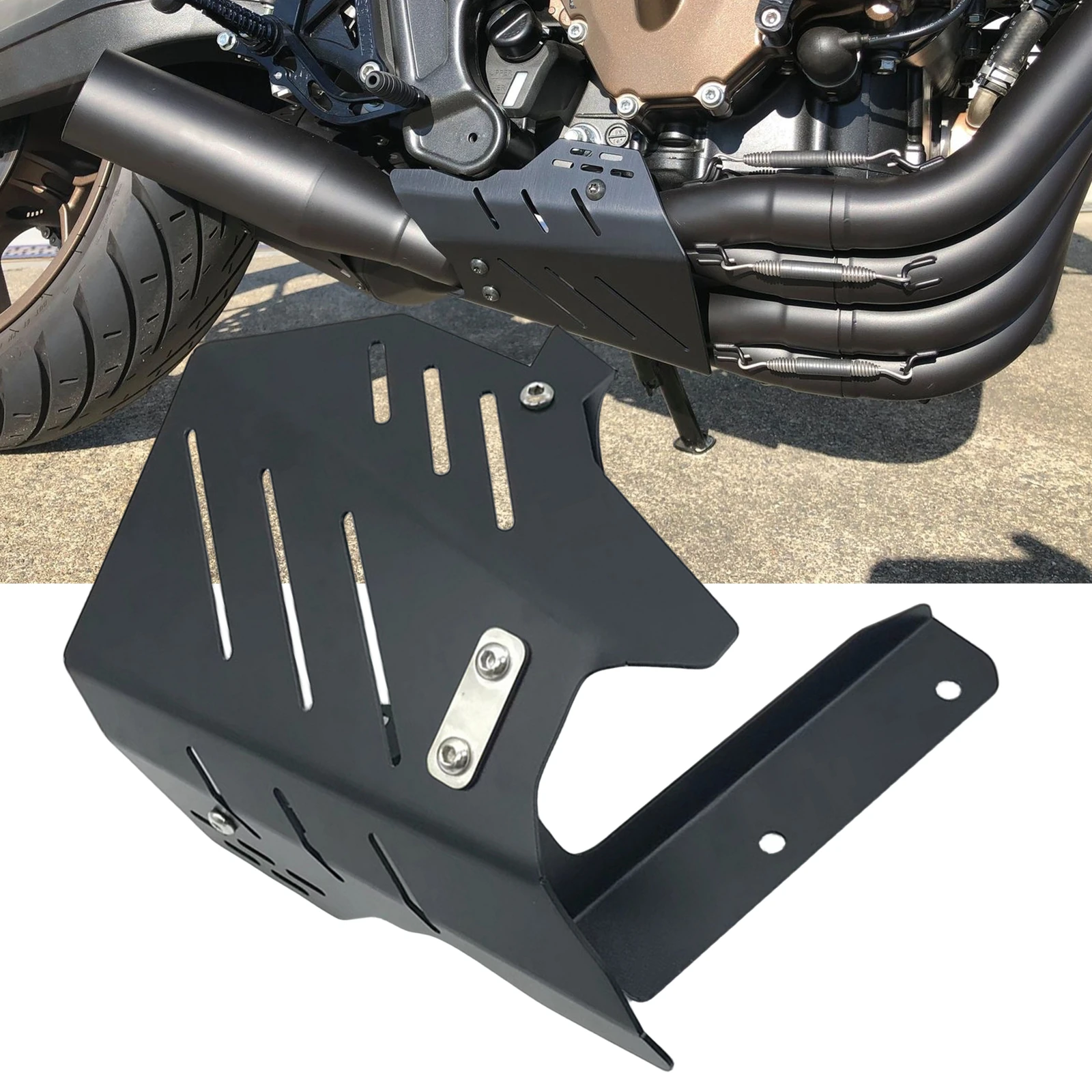 

Motorcycle Exhaust Pipe Heat Anti-Burn Housing Protective Cover For Honda CB650R CBR650R 2019-2021