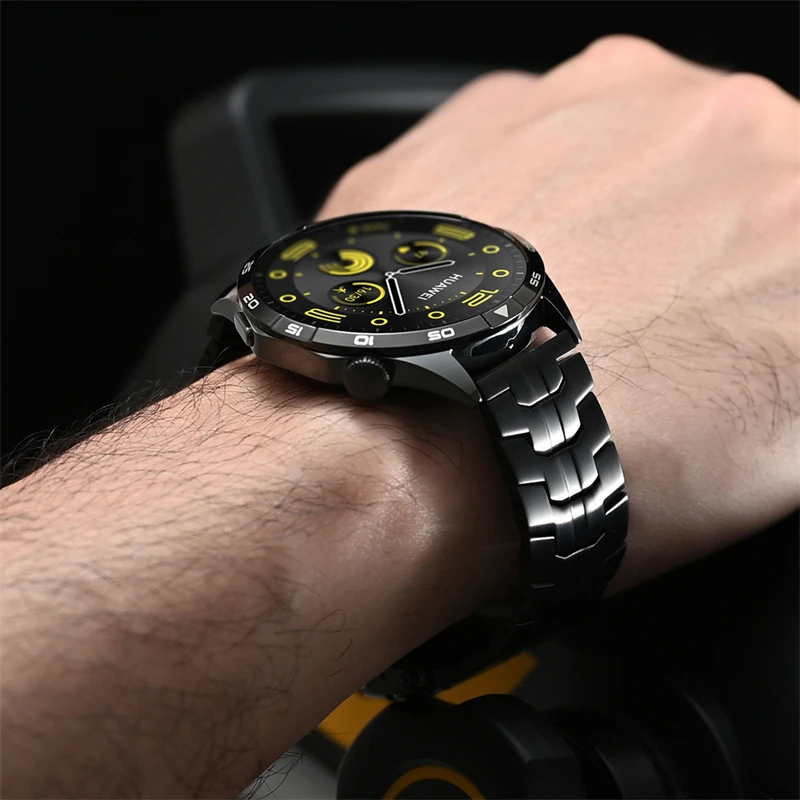 22mm Titanium Strap For Amazfit GTR 47mm GTR4 3 2 2e Metal Band For Huawei Watch 4 4Pro 3 3Pro GT 5 Pro 4 3 2 GT5 46mm Bracelet
