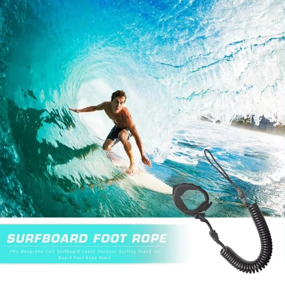 10FT Paddle Waist Leash Waist Leash Safety Rope Surf Safety Waist Rope SUP Paddle Surf Surf Waist Leash Wingfoil