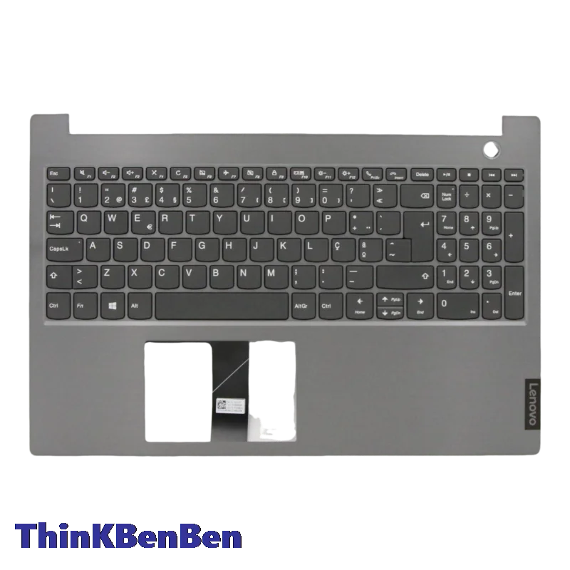 

PT Portuguese Keyboard With Mineral Gray Upper Case Palmrest Shell Cover For Lenovo ThinkBook 15 IML IIL Laptop 5CB0W45349