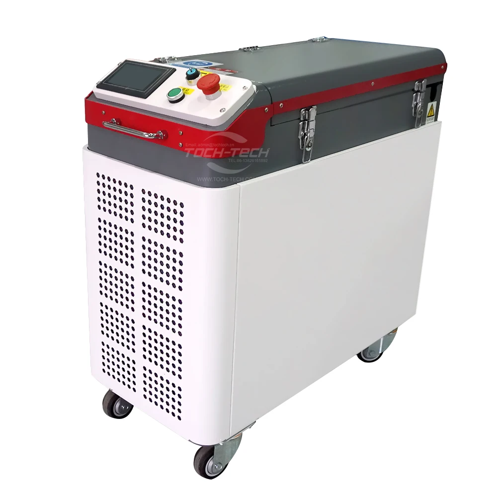 Industrial 100w 200w 300w Handheld Pulse Laser Cleaning Rust Removal Machine Laser Paint Oil Cleaner