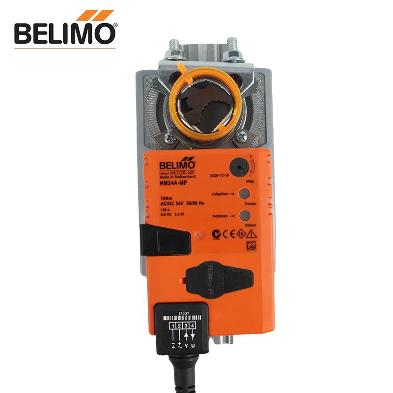 

BELIMO NM24A-MP AC/DC 24 10 нм, привод комментирующего демпфера, системы ОВКВ, строительные системы вентиляции, стандартные CE IP54