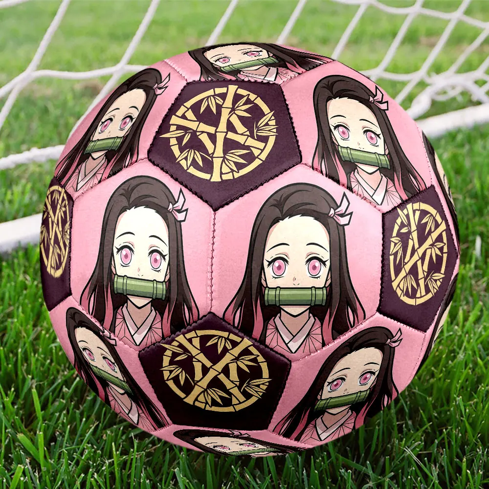 1pc Demon Slayer Kimetsu no Yaiba Soccer Ball Football Size 5 Outdoor Football Fashion Team Training Gift Choice HE21