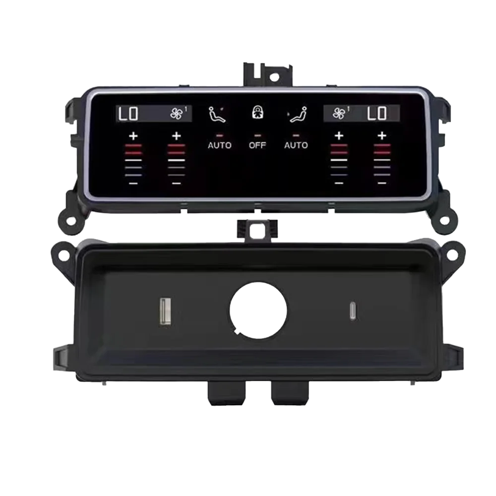 For Audi A6L C8 2019-2022 LCD Rear Climate Control Car AC Panel Rear Seat Air Conditioner Board Touch Screen