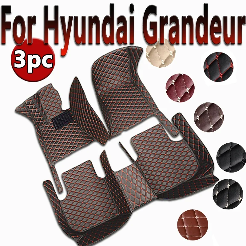 

Car Floor Mat For Hyundai Grandeur Azera HG 2012 2013 2014 2015 2016 2017 Waterproof Pad Car Mats Foot Covers Car Accessories 05