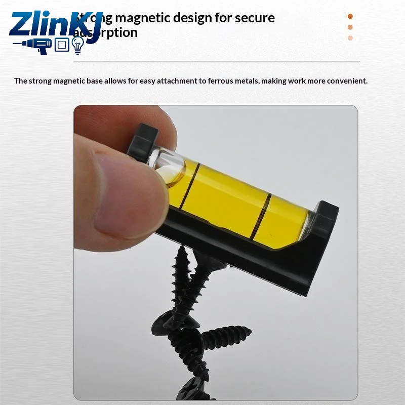 2Pcs Magnetic Bubble Level Mini Spirit Level Scope Mount Leveling Tool High Precision Level Vial For Sight Adjustment Outdoor