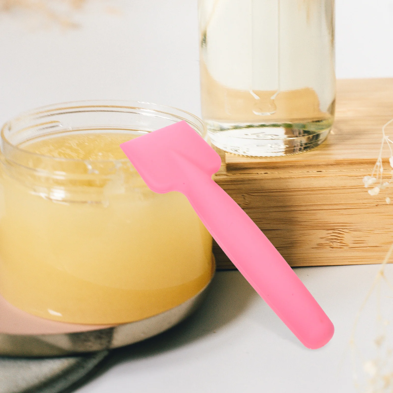 3 uds cepillo para máscara tarro espátula cubierta Facial base de maquillaje aplicador de crema mezcladora Gel de sílice espátulas de belleza para cremas papá