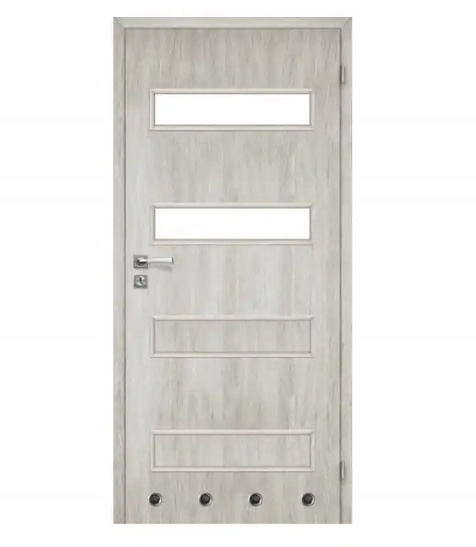 Binnendeur rechts Eiken zilver Milano 70cm