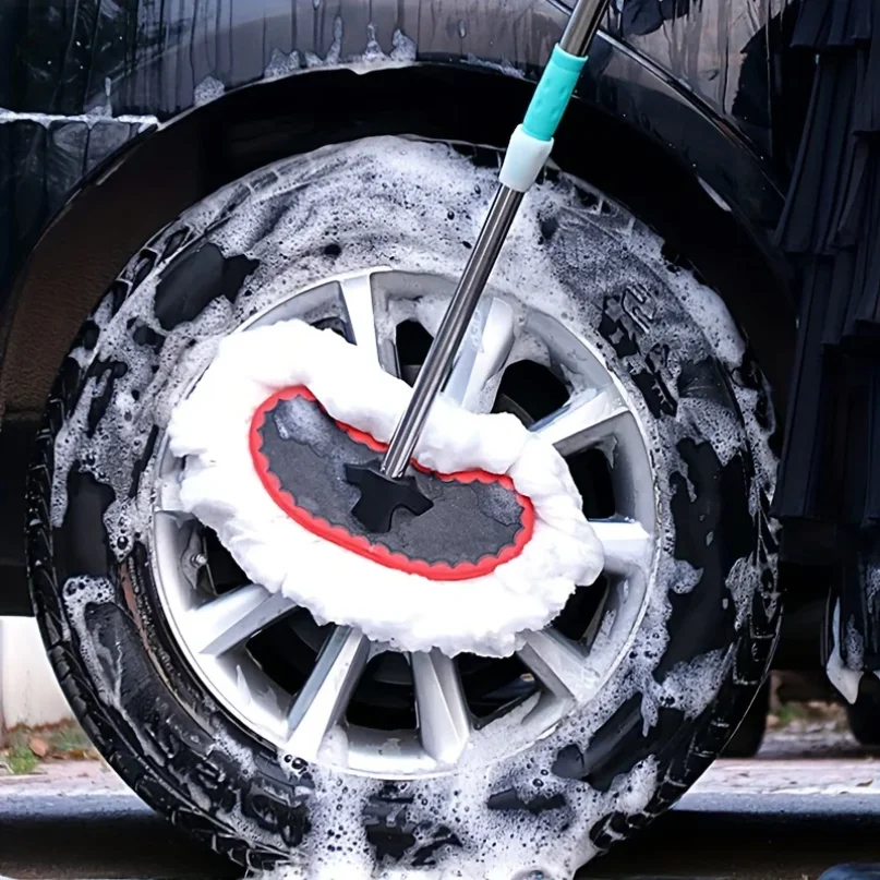 Soft Bristle Car Wash Brush Dust Removal Mop, High Water Absorption Easy Clean Cleaning Tool for Cars RV Trucks
