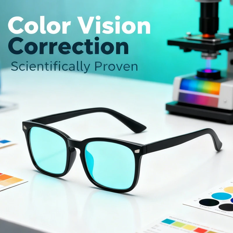 

Red Green Color-blindness Glasses Men Women 2025 Luxury Brand Color Weakness Blind Weak Correction Driver Glasses For Daltonism