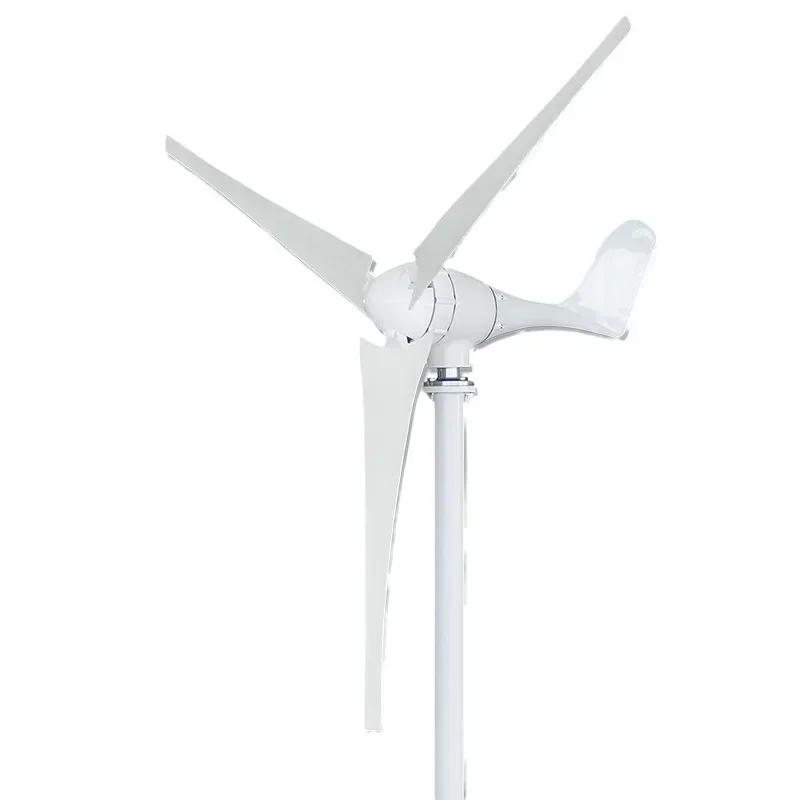 

500W horizontal axis small wind turbine wind energy solar energy wind and solar energy complementary fishing boat household