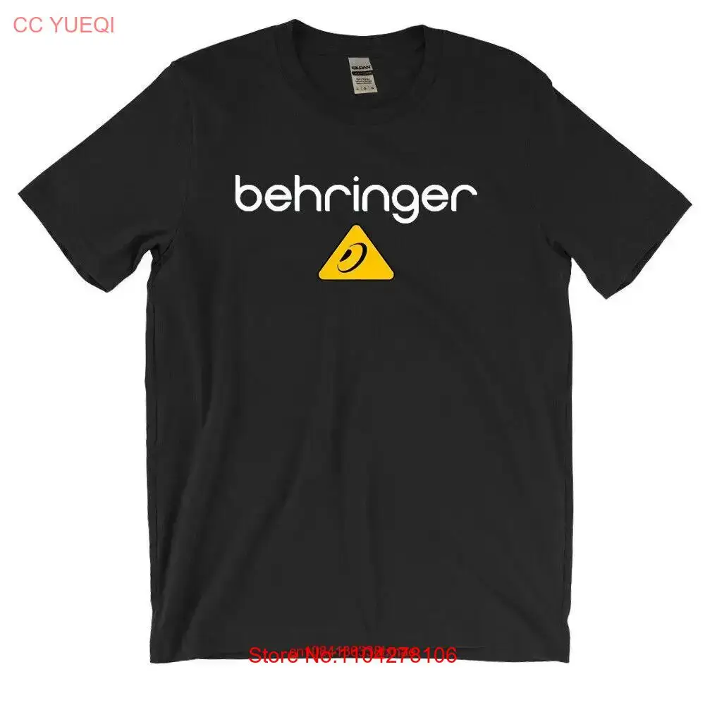 Behringer logo men's heavy cotton t shirt long or short sleeves