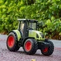 1:32 Modell Legierung landwirtschaft lichen Traktor Druckguss Schiebe technik Auto Sound und Licht zurückziehen Spielzeug Fahrzeug Geschenke Jungen