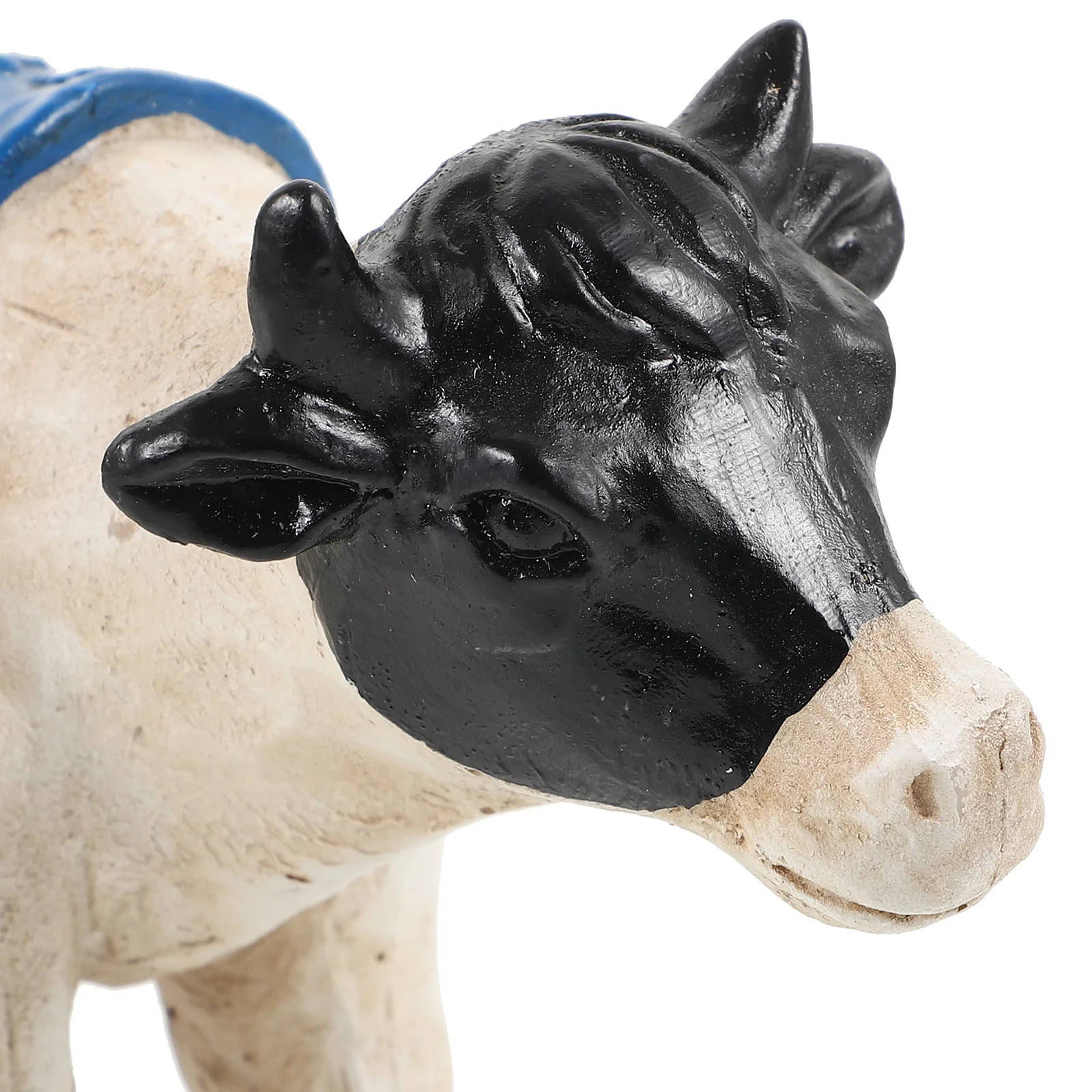 

Resin Us Flag Cow Independence Day Decoration Desktop Cow Sculpture Office Home Decor Patriotic Statue Landscape Ornament