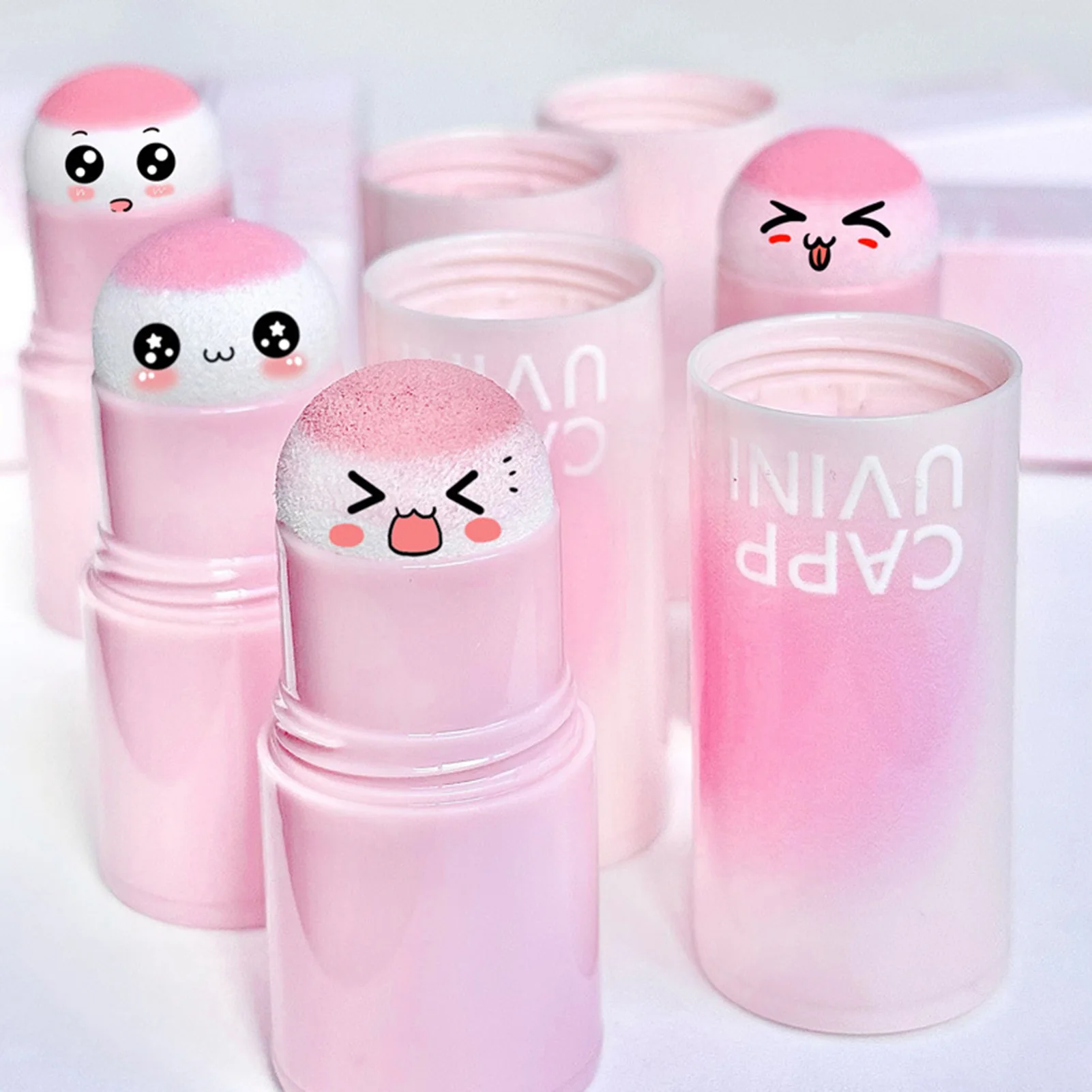 Mini Make-Up Blush Stick Waterdicht Zweetbestendig Langdurig Blush Voor Gezicht Cosmetica Make-Up B99