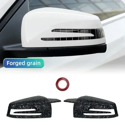 Накладки На Зеркала Из Углеродного Волокна Для Mercedes Benz W176 W246 W204 W212 W221 C117 X204 X156 С Клейким Узором, 2 Шт.