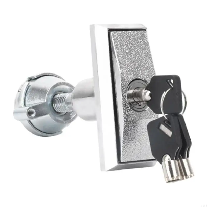 Machine Door Lock Replacement Set with 3 Matching Openers, Extended Body Lock Hardware for Equipment Repair, Access and Fit M4YD