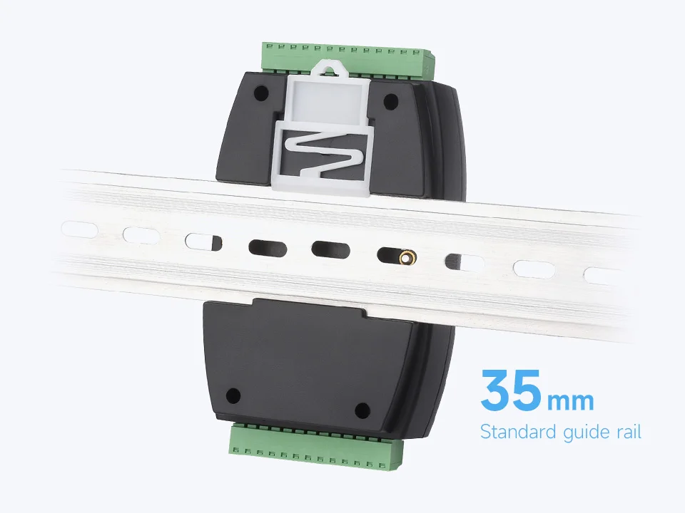 Waveshare Industrial 8-Ch Digital Input & Output Module, DC 7~36V Wide Voltage Power Supply, Modbus RTU Protocol, Rail-Mount