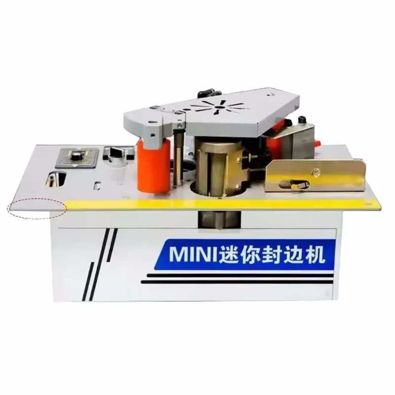 for DIY mini portable hand manuel edge bander solid wooden board MDF melamine pvc paste portable edge banding machine for sale