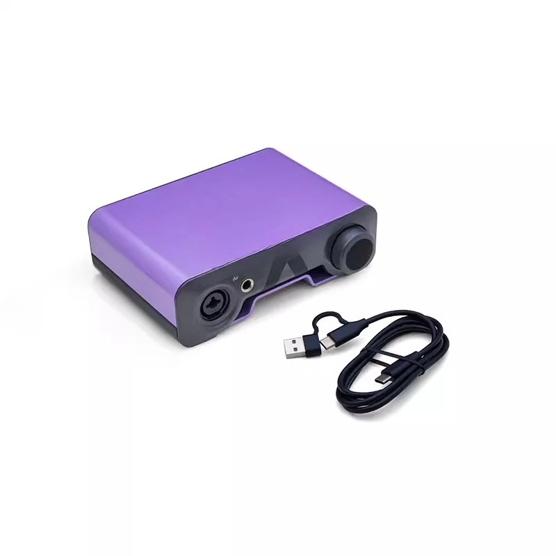 Dual Channel USB Recording Karaoke Live Recording Mix Audiobook Sound Card