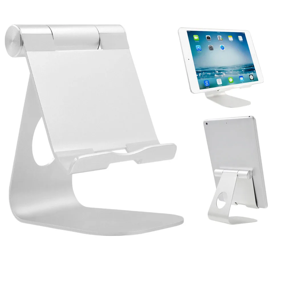 

Desktop Tablet Charging Holder for E readers Phones Aluminum Phone Charging Holder Durable Anti Slip Pad Multi Angle Adjustable
