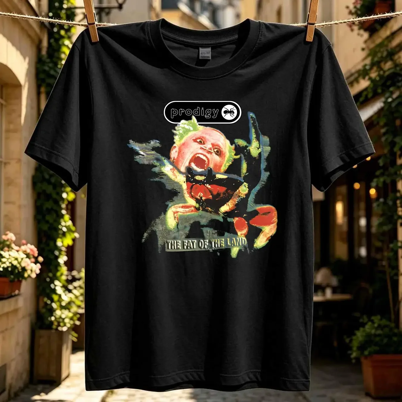 washed T Shirt Vtg 1997 The Prodigy All Size Black S To 4XL U1719 vintage Washed Top For Everyday Wear Versatile Stylish