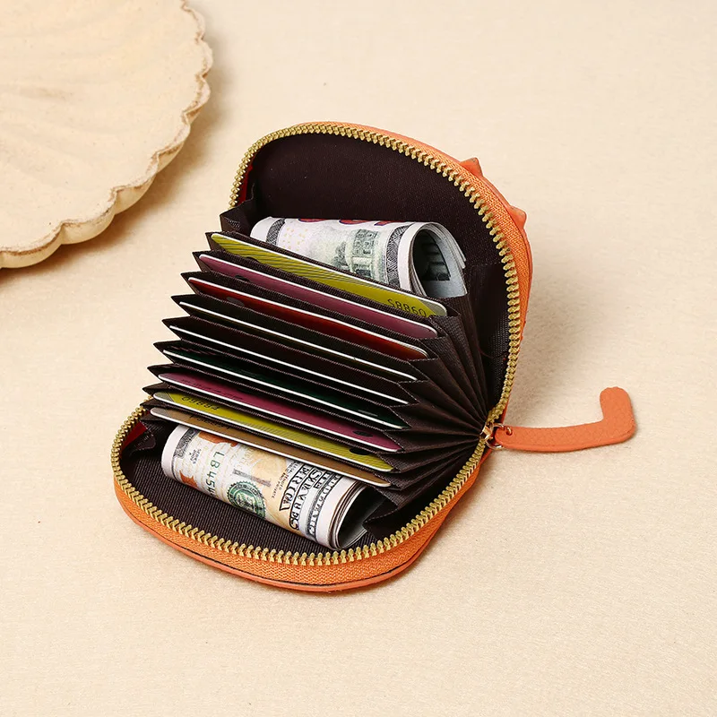 Cartoon Cat Shaped Design Wallet Women\'s Multi-card Slots Holder Cute Fashion Faux Leather Coin Purse Creative Card Clutch Bag