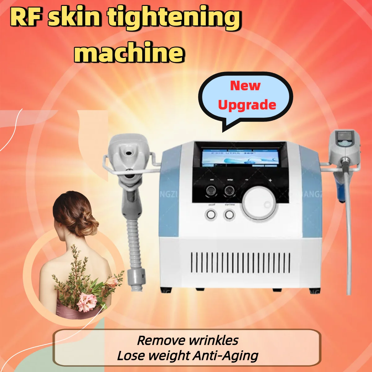 

Monopolar RF 2-in-1 Facial Rejuvenation and 360 Body Contouring Machine for Cellulite Reduction and Skin Tightening