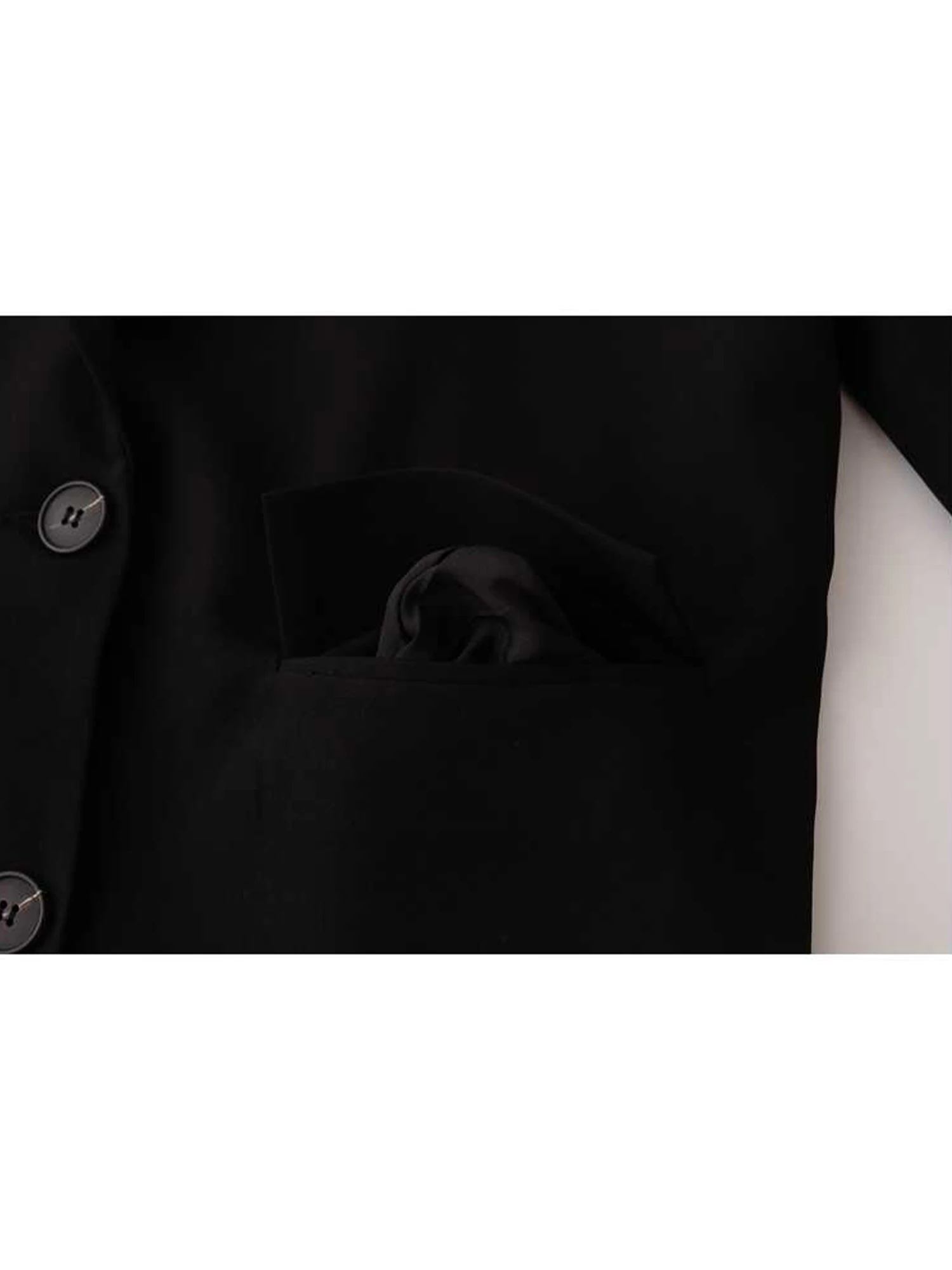 Frauen Schwarz Gothic Langarm Blazer Mantel Weibliche Mode Vintage Harajuku OL Stil Lose Anzug Jacke Oberbekleidung Top Kleidung