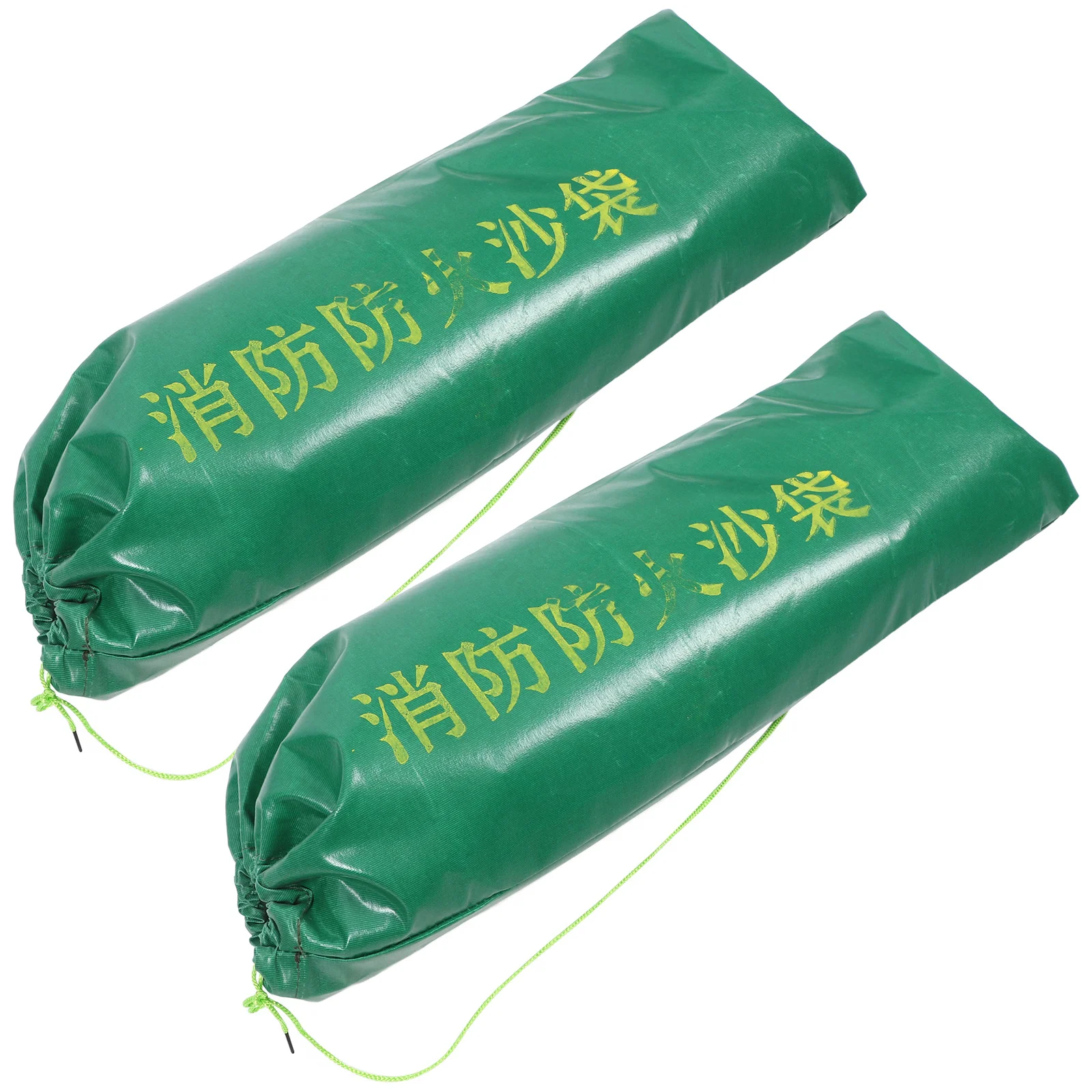 2 قطعة أكياس رمل مقاومة للحريق للوقاية من الفيضانات قابلة للتوسيع وقابلة لإعادة الاستخدام أكياس حماية من الفيضانات شديدة التحمل أكياس رمل خارجية للطوارئ