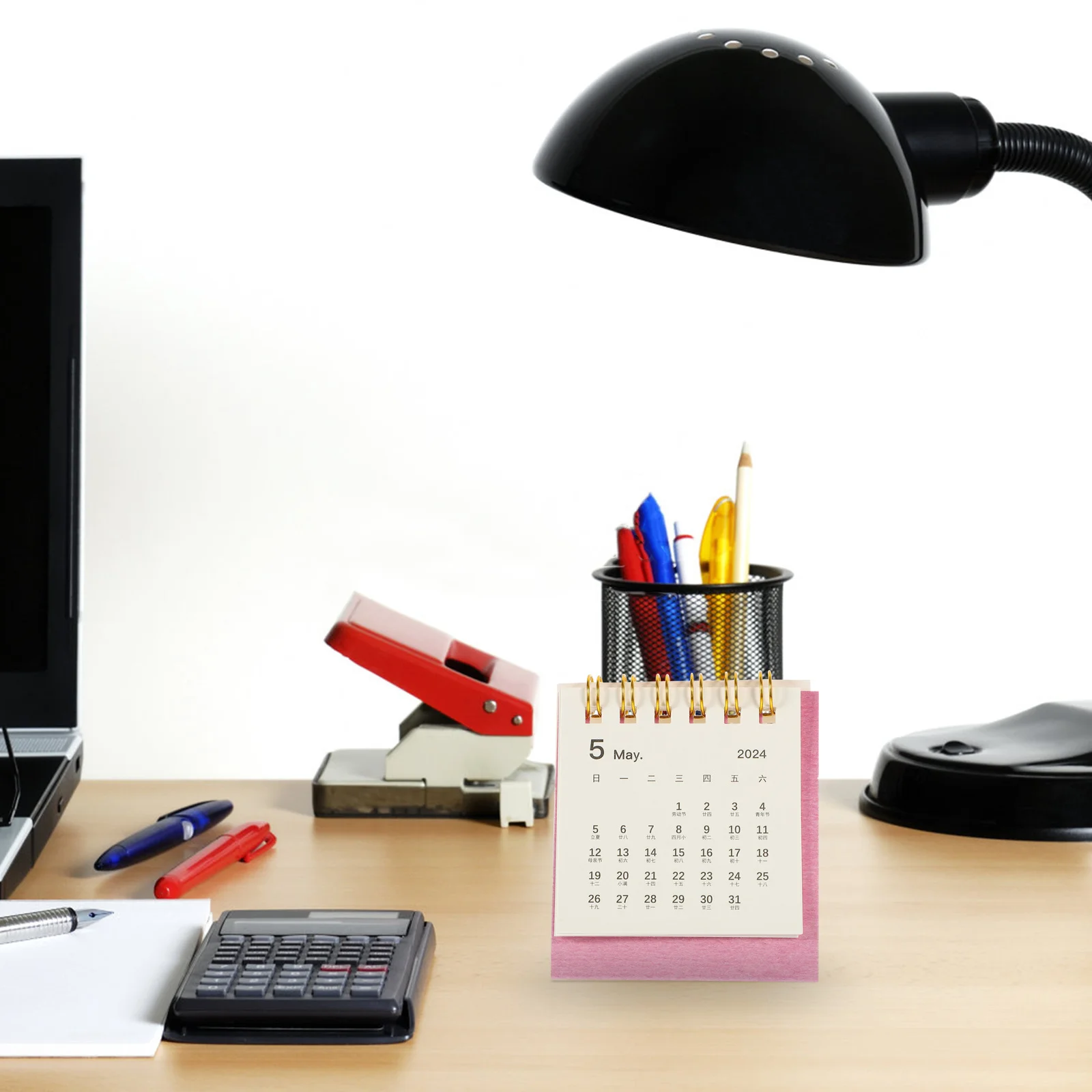 Desktop Decoration Simple Calendar Office Table Small Decorations Calendars Household Freestanding