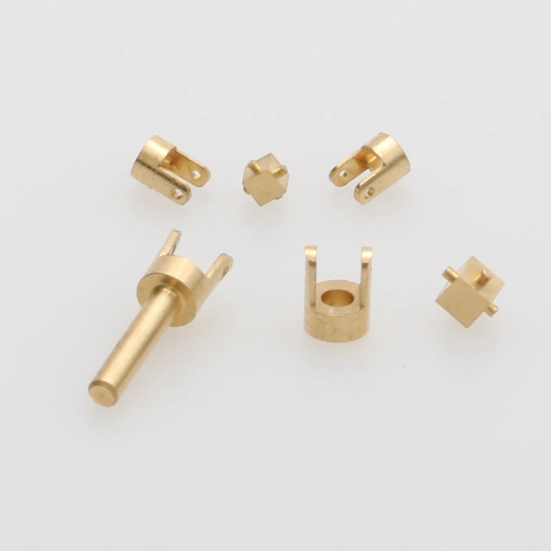 

5Sets DIY Scale Dynamic to Static Models Micro Mini Motor Shaft Coupling Hole Dia 2mm/1.5mm Universal Joint Brass Coupler