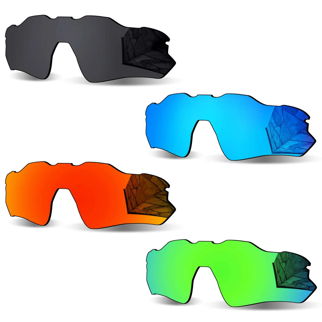 Performance Polarized Replacement Lenses for Oakley Radar Pace OO9333 -100% UV Protection