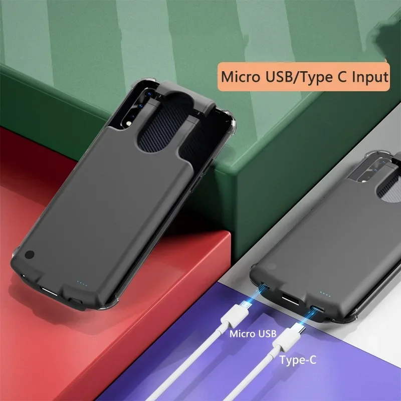 Universal Power Case Battery Charger Case for Huawei Xiaomi Samsung IPhone Charger Case Charging Power Bank Portable Charger