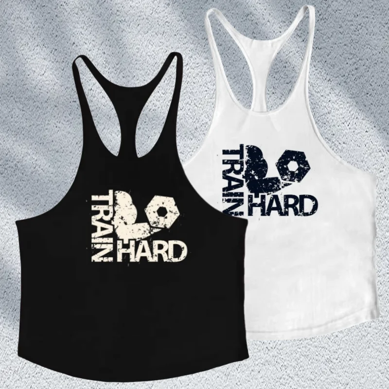 

Мужской жилет-стрингер, гоночная спинка с тонким ремешком, быстросохнущий для кросс-тренировок, идеально подходит для сеансов в тренажерном зале, тяжелой атлетики и любителей фитнеса