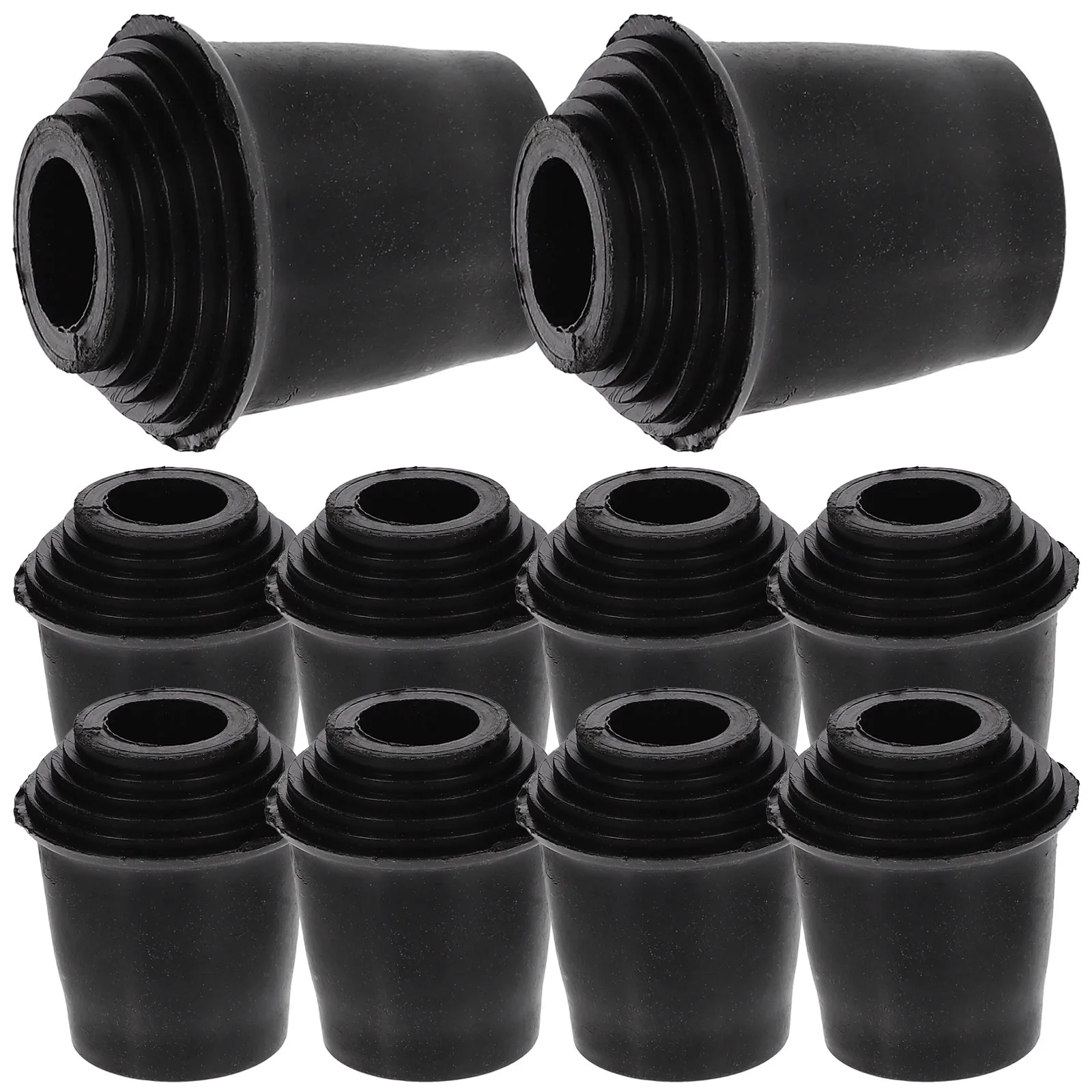 10 Stuks Professionele Antislip Bass Drum Sleeve Eenvoudig te Installeren voor Bands Bass Drum Sleeves Rubberen Mouwen Antislip mouw