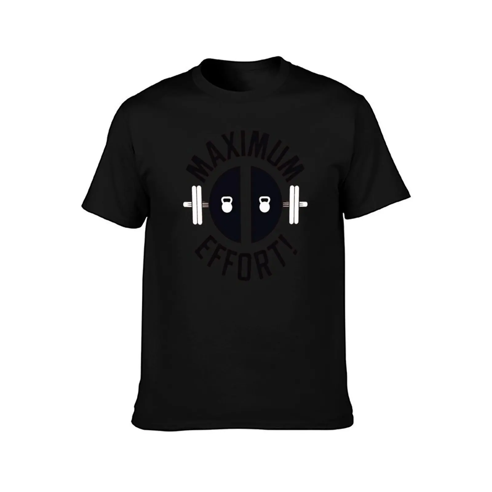 Maximum Effort gym theme T-Shirt Soft Stretch Short Sleeve Top