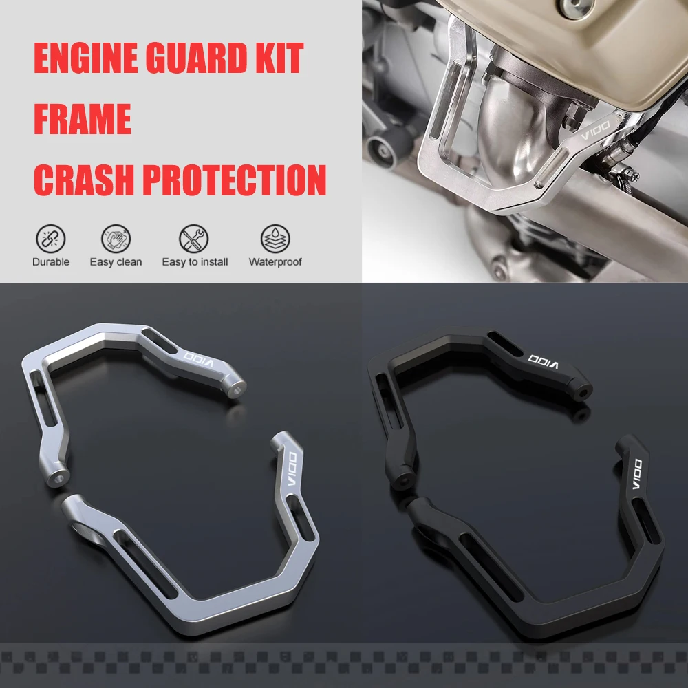 

Motorcycle Engine Frame Crash Protection FOR Moto Guzzi V100 V100 S Mandello S 2023-2025 2026 Aluminium Engine Guard Accessories