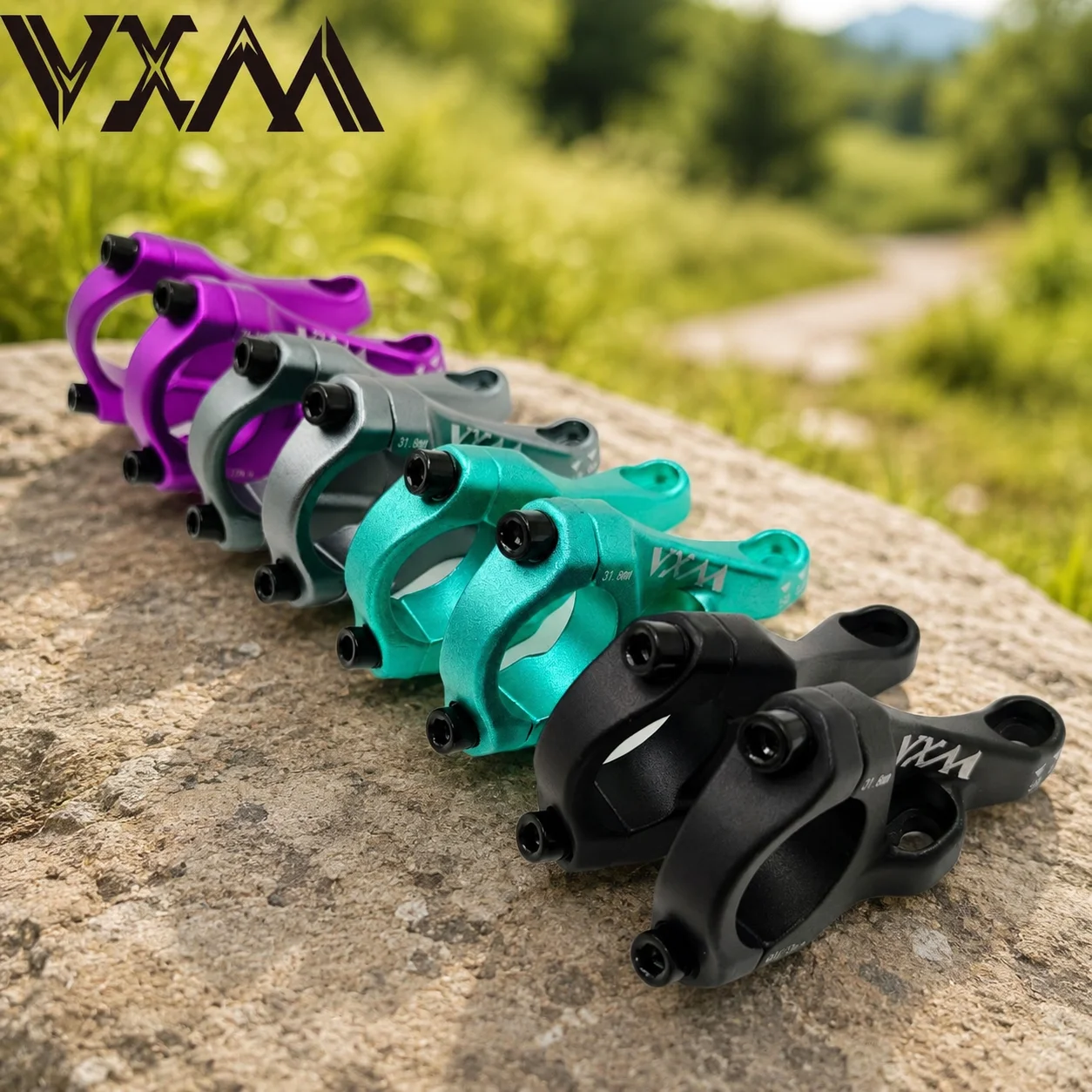 Bicycle Direct Mount Stem TC4 M6 Bolts CNC Aluminum Alloy Downhill Bicycle Handlebar 31.8mm DH/AM/FR Bike Accessories