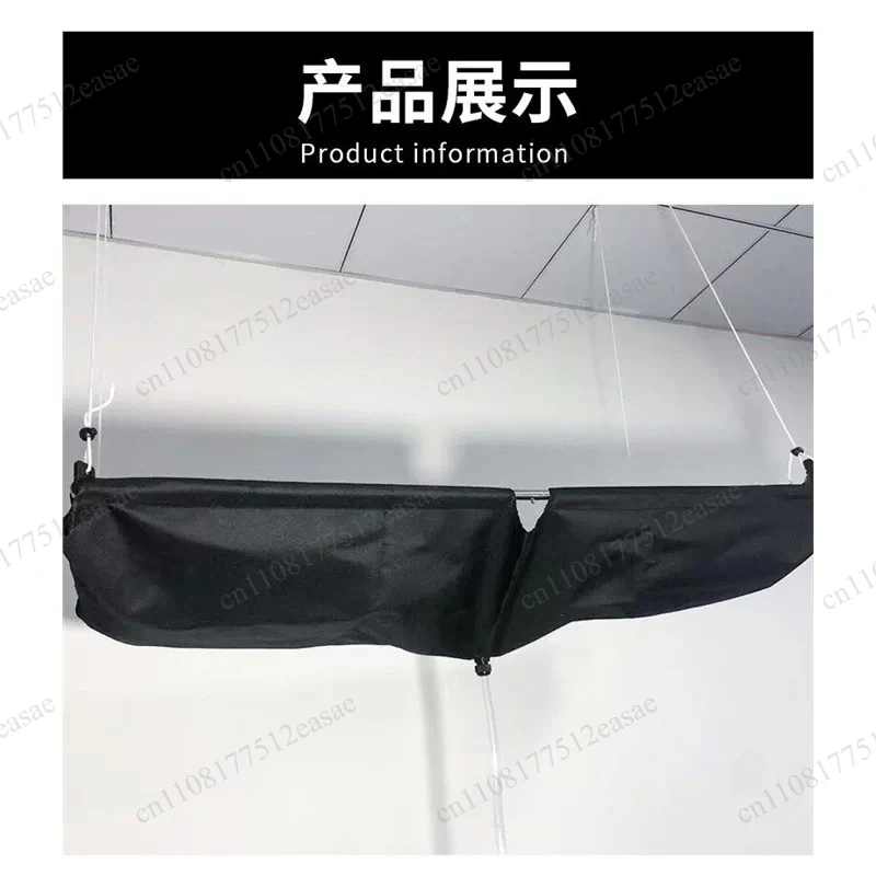 Air conditioner duct machine cleaning water receiving tool, no dismantling, transparent thickened waterproof