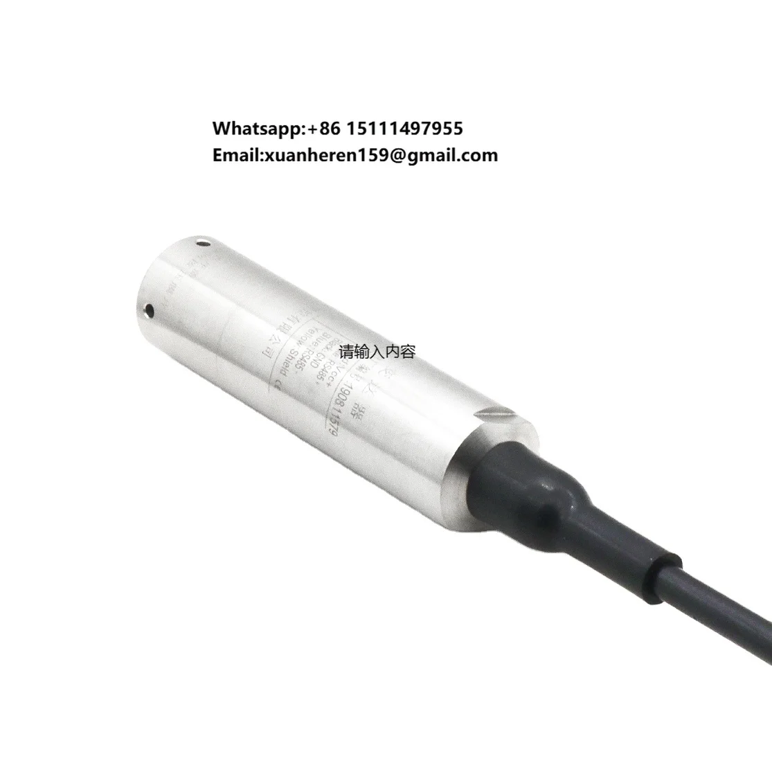 

4-20mA 0-100bar 0-350m Titanium Alloy Industrial Grade Water Liquid Pressure Sensor ATEX for Marine Use