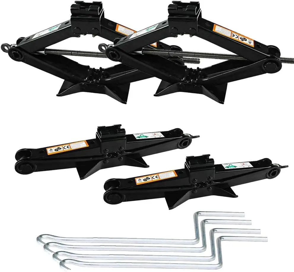 

Набор из 4 2 тонн/4400 фунтов, 14 дюймов, стабилизатор для прицепа для автофургонов, ножничные гнезда для выравнивания с ручкой