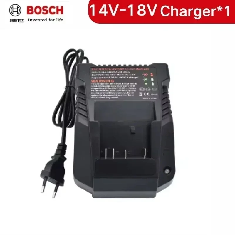 Bosch Professional Lithium Battery 18V 6.0AH for Bosch BAT609 BAT609G BAT618 BAT618G Rechargeable Power Tool 6/5/4.0Ah Battery