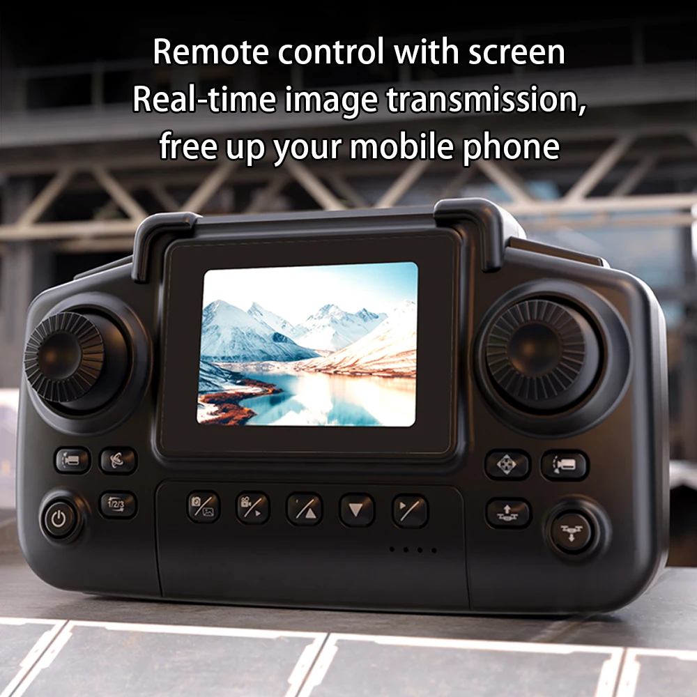 F156 Elf Edition Quadcopter Drone with Built-in Screen Remote, Smart 360° Obstacle Avoidance, Max Horizontal Speed 7m/s, Max Alt