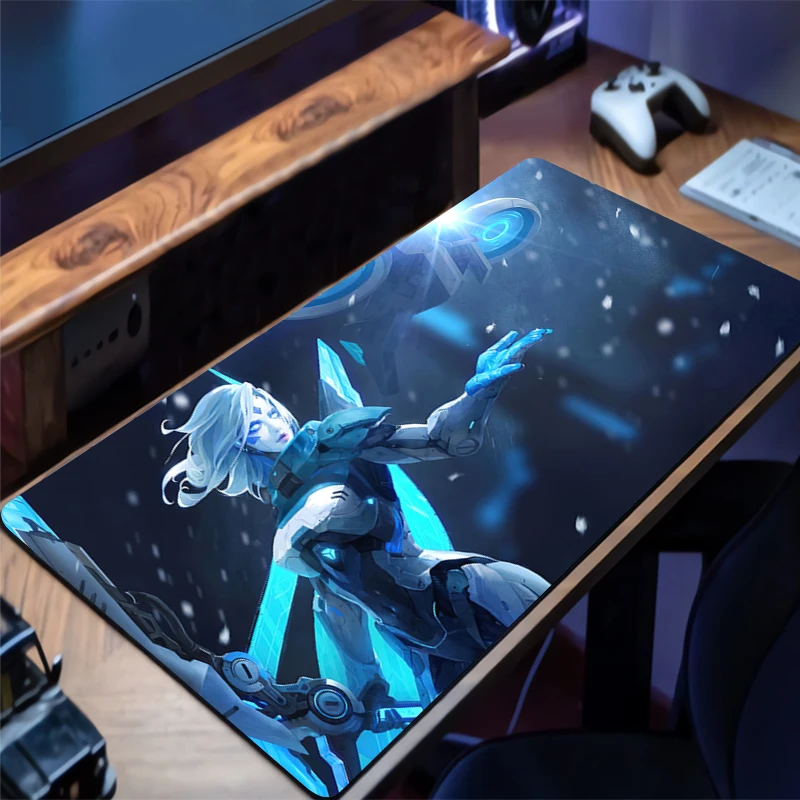 Mouse Pad Large League of Legends Ashe Gamer Keyboard Mat Pads Gaming Desk Protector Laptops Mousepad Deskmat PC carpet Mousepad